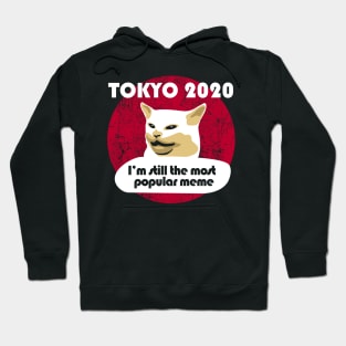 Table Cat Meme Tokyo Japan 2020 Hoodie